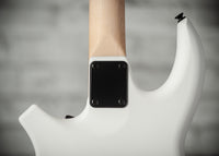 James Tyler Ultimate Weapon Satin White, Matching Headstock, Black Hardware # 24587