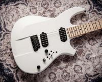 James Tyler Ultimate Weapon Satin White, Matching Headstock, Black Hardware # 24587