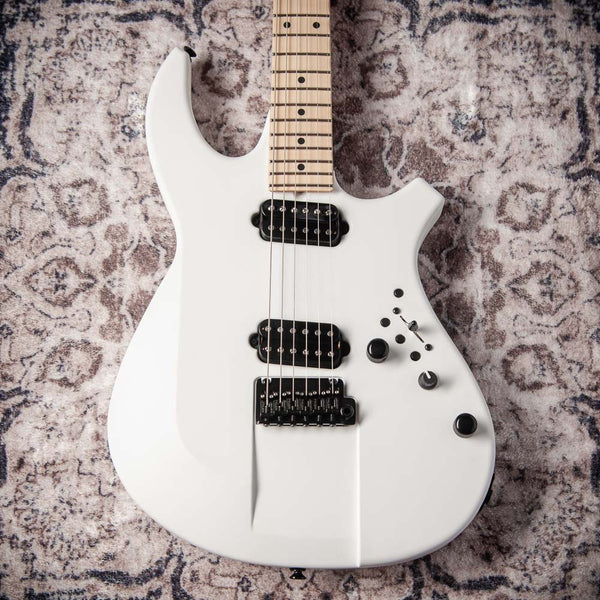 James Tyler Ultimate Weapon Satin White, Matching Headstock, Black Hardware # 24587