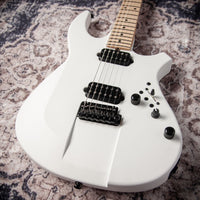 James Tyler Ultimate Weapon Satin White, Matching Headstock, Black Hardware # 24587