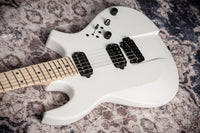James Tyler Ultimate Weapon Satin White, Matching Headstock, Black Hardware # 24587