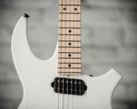 James Tyler Ultimate Weapon Satin White, Matching Headstock, Black Hardware # 24587