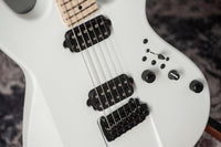 James Tyler Ultimate Weapon Satin White, Matching Headstock, Black Hardware # 24587