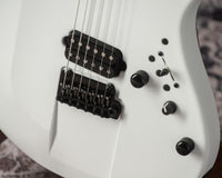 James Tyler Ultimate Weapon Satin White, Matching Headstock, Black Hardware # 24587