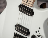 James Tyler Ultimate Weapon Satin White, Matching Headstock, Black Hardware # 24587