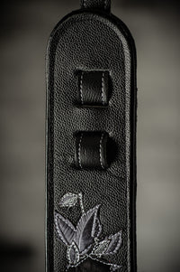 Jodi Head Stella Rose Bone Leather Black Roses Strap