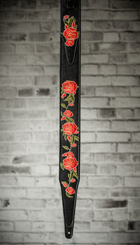 Jodi Head Stella Rose Brocade Leather Red Roses Strap