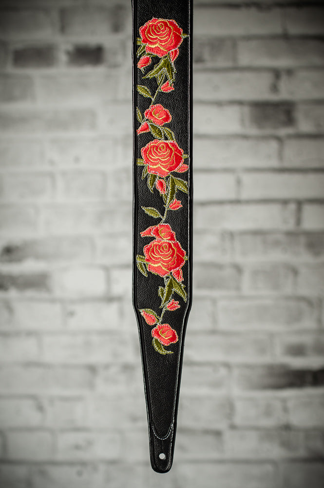 Jodi Head Stella Rose Brocade Leather Red Roses Strap