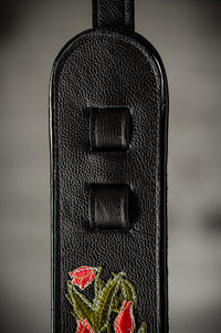 Jodi Head Stella Rose Brocade Leather Red Roses Strap