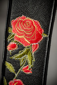 Jodi Head Stella Rose Brocade Leather Red Roses Strap
