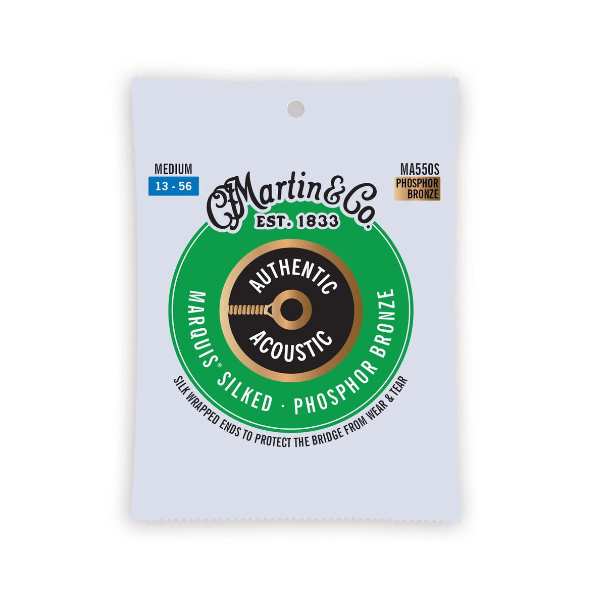 Martin MA550S Phosphor Bronze Silked Medium