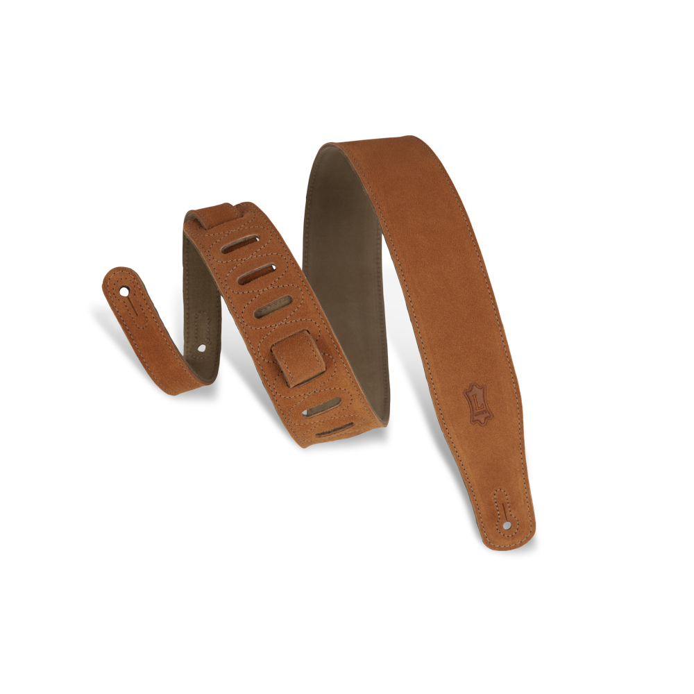 Levy's MS26 2 1/2"" Suede Guitar Strap With Suede Backing.