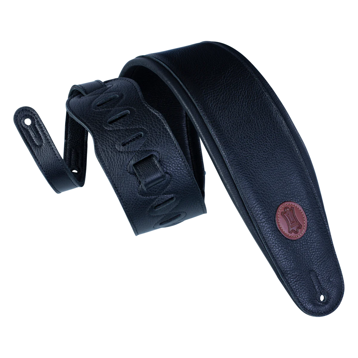 Levy's MSSB2-4-BLK 4 1/2" Wide Black Garment Leather