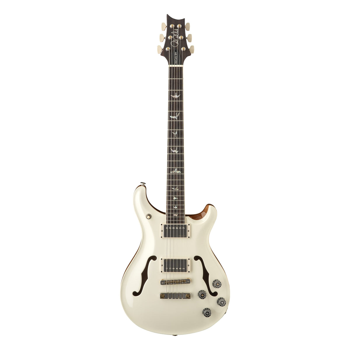 PRS McCarty 594 Hollowbody II, Antique White Top & Back (Natural Sides)