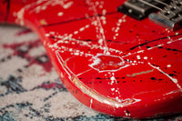 Novo Idris H1 NAMM Signature Red/Black/White Splatter #DF0113