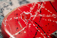 Novo Idris H1 NAMM Signature Red/Black/White Splatter #DF0113