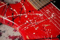 Novo Idris H1 NAMM Signature Red/Black/White Splatter #DF0113