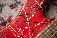 Novo Idris H1 NAMM Signature Red/Black/White Splatter #DF0113