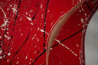 Novo Idris H1 NAMM Signature Red/Black/White Splatter #DF0113