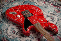 Novo Idris H1 NAMM Signature Red/Black/White Splatter #DF0113