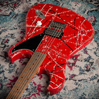 Novo Idris H1 NAMM Signature Red/Black/White Splatter #DF0113