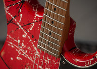 Novo Idris H1 NAMM Signature Red/Black/White Splatter #DF0113