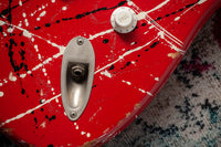 Novo Idris H1 NAMM Signature Red/Black/White Splatter #DF0113