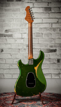 Novo Idris HSS Candy Apple Green over Yellow Medium Distress - 261112