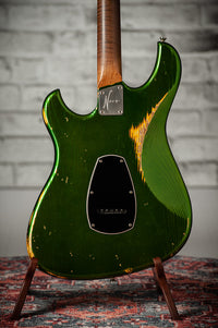 Novo Idris HSS Candy Apple Green over Yellow Medium Distress - 261112
