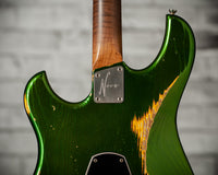 Novo Idris HSS Candy Apple Green over Yellow Medium Distress - 261112