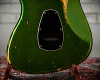 Novo Idris HSS Candy Apple Green over Yellow Medium Distress - 261112