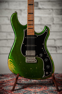 Novo Idris HSS Candy Apple Green over Yellow Medium Distress - 261112