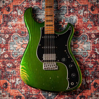 Novo Idris HSS Candy Apple Green over Yellow Medium Distress - 261112