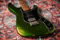 Novo Idris HSS Candy Apple Green over Yellow Medium Distress - 261112