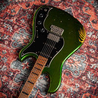 Novo Idris HSS Candy Apple Green over Yellow Medium Distress - 261112