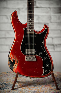 Novo Idris HSS Candy Apple Red over Starry Night Medium Distress #25528