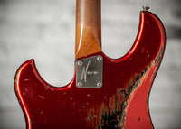 Novo Idris HSS Candy Apple Red over Starry Night Medium Distress #25528