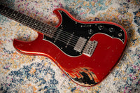Novo Idris HSS Candy Apple Red over Starry Night Medium Distress #25528