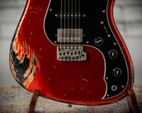Novo Idris HSS Candy Apple Red over Starry Night Medium Distress #25528