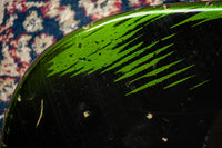 Novo Idris HSS Limited Bull Black/Candy Apple Green, Throbak Pickups, Signed by Dennis Fano #25680