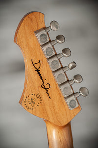 Novo Idris HSS Limited Bull Black/Candy Apple Green, Throbak Pickups, Signed by Dennis Fano #25680