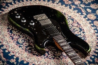 Novo Idris HSS Limited Bull Black/Candy Apple Green, Throbak Pickups, Signed by Dennis Fano #25680