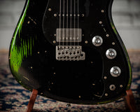 Novo Idris HSS Limited Bull Black/Candy Apple Green, Throbak Pickups, Signed by Dennis Fano #25680