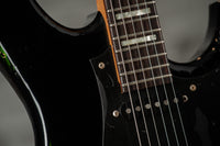 Novo Idris HSS Limited Bull Black/Candy Apple Green, Throbak Pickups, Signed by Dennis Fano #25680