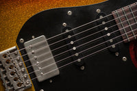 Novo Idris HSS Limited Sienna Burst Sparkle, Throbak Pickups, Signed by Dennis Fano #25737
