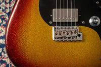 Novo Idris HSS Limited Sienna Burst Sparkle, Throbak Pickups, Signed by Dennis Fano #25737
