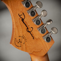 Novo Idris HSS Limited Sienna Burst Sparkle, Throbak Pickups, Signed by Dennis Fano #25737