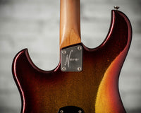 Novo Idris HSS Limited Sienna Burst Sparkle, Throbak Pickups, Signed by Dennis Fano #25737
