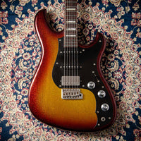 Novo Idris HSS Limited Sienna Burst Sparkle, Throbak Pickups, Signed by Dennis Fano #25737