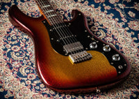 Novo Idris HSS Limited Sienna Burst Sparkle, Throbak Pickups, Signed by Dennis Fano #25737